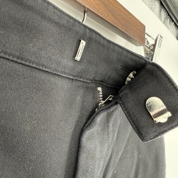 Good American Womens Black Trousers Size 2/26 Dress Pants Wide Leg Raw Hem - Picture 3 of 8